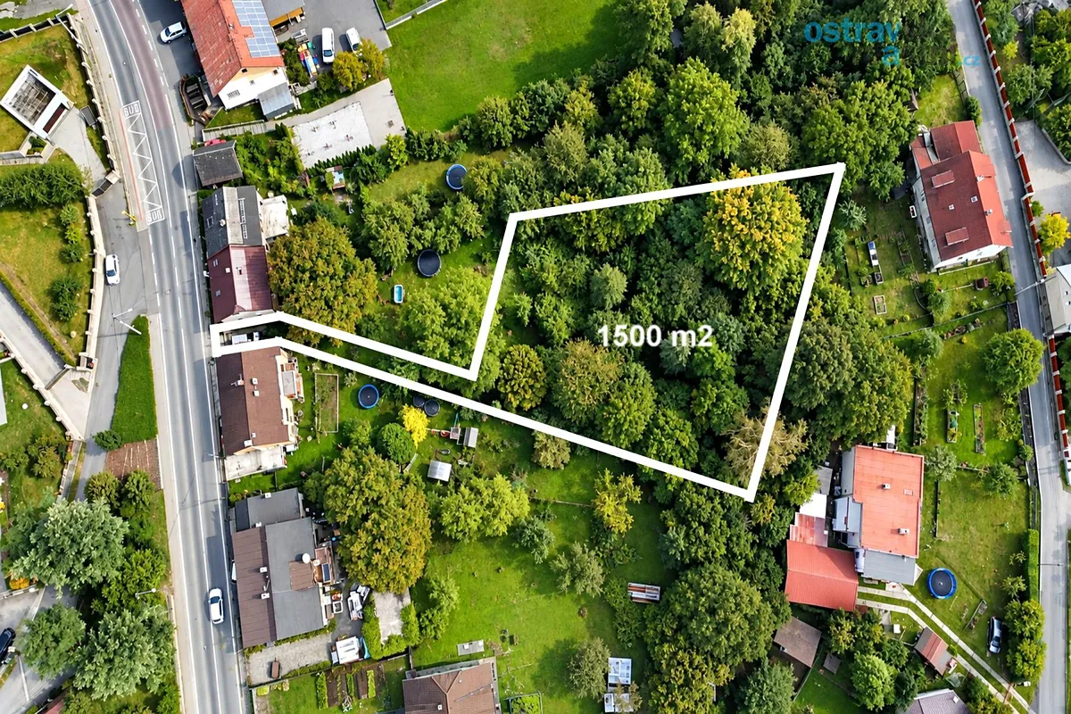Prodej stavebního pozemku 1500 m²